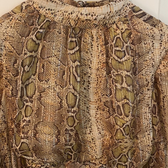 ROCOCO SAND Rhea Mini Skirt set in Snake Multi - Picture 16 of 16